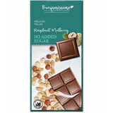 Biologische chocolade met hazelnoten en moerbeien, 70 g, Benjamissimo