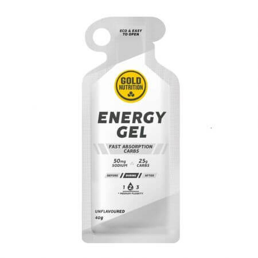 Energy gel without flavour Energy, 40 g, Gold Nutrition