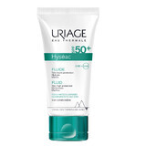 Fluid protecție solară ten mixt-gras Hyseac SPF 50+, 50 ml, Uriage