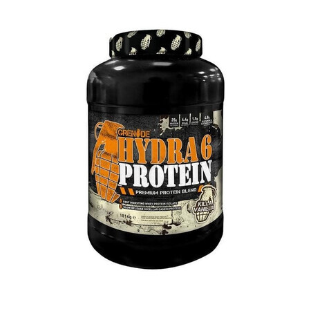 Grenade Hydra 6® Protein Powder, mélange de protéines avec arôme de vanille, 1816 g, GNC