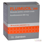 Fluimucil 200, 30 sobres, Zambon