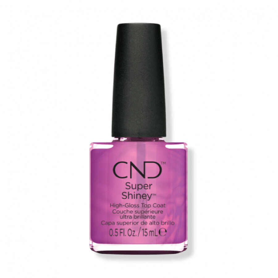 CND Super Shiney Hoogglans Top Coat Weekly Nagellak 15ml