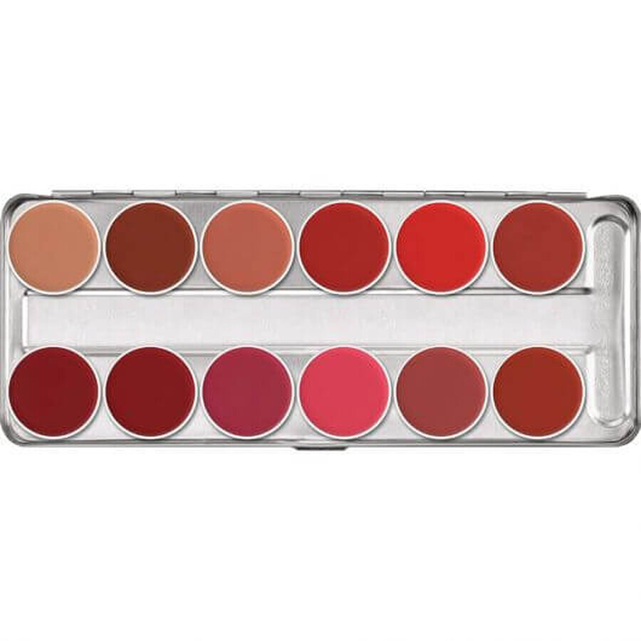 Palette di rossetti Kryolan 12 Shades Classic 2 48g