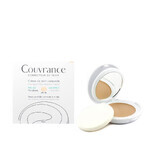 Base de maquillaje compacta para pieles normales a mixtas con SPF 30 Couvrance, Porcelaine 1.0, 10 g, Avene