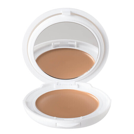 Base de maquillaje compacta para piel seca con SPF 30 Couvrance, Miel 4.0, 10 g, Avene