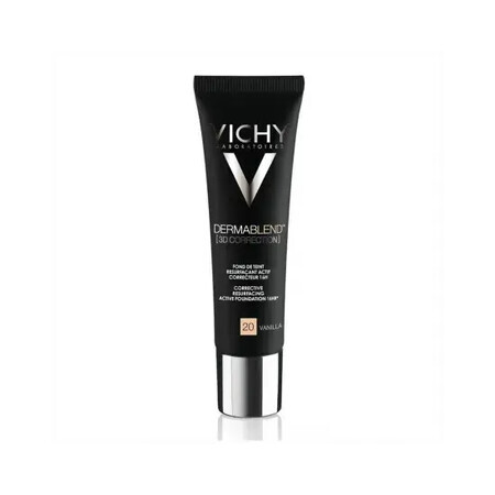 Vichy Dermablend Fondotinta Fluido Nº20 Vanilla, 30 ml