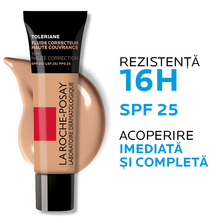  La Roche-Posay Toleriane Ultra Flexibele Textuur Corrigerende Foundation Teint, Tint 13, 30 ml