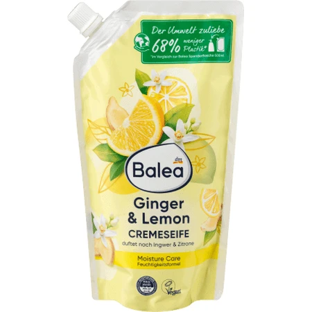 Balea Reserve liquid soap with ginger and lemon, 500 ml