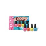 Lot de 4 mini vernis à ongles Vernis à ongles Summer Make The Rules, 4 x 3,75 ml, Opi