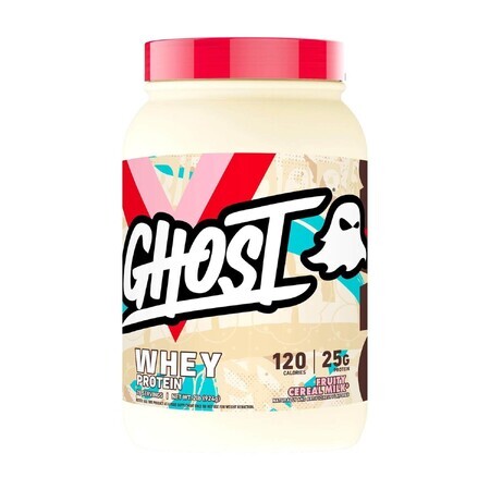 Ghost® wei-eiwit, wei-eiwit met fruitige graanmelk® smaak, 924 g, GNC