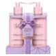 Set met jojoba-, vanille- en amandelolie: vloeibare zeep 300 ml, lotion 300 ml BAYLIS &amp;amp; HARDING