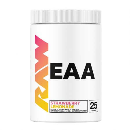 Essential Amino Acids EAA Strawberry Lemonade, 315 g, Raw Nutrition