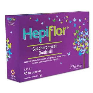 Hepiflor Saccharomyces Boulardii, 10 capsules, Therapy