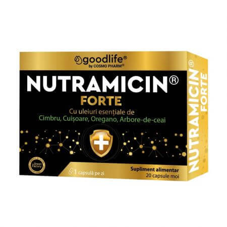 Nutramicin Forte, 20 Kapseln, Cosmo Pharm