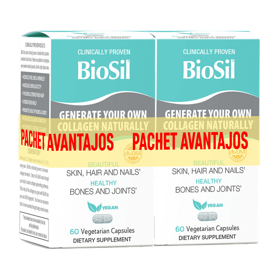 Biosil collageen 60 + 60 capsules, Biosil