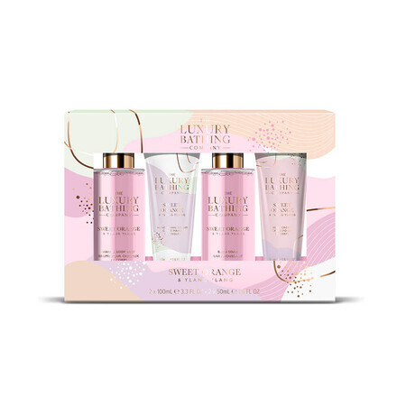 All in One Cadou Set, The Luxury Bathing Company, Zoete sinaasappel &amp; Ylang Ylang, 300 ml