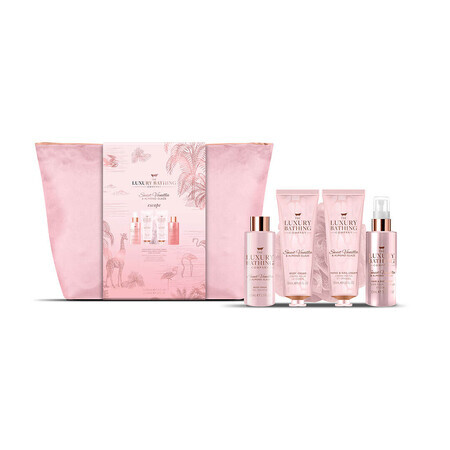 Cadou Escape Set, The Luxury Bathing Company, Süße Vanille & Mandelglasur, 300 ml