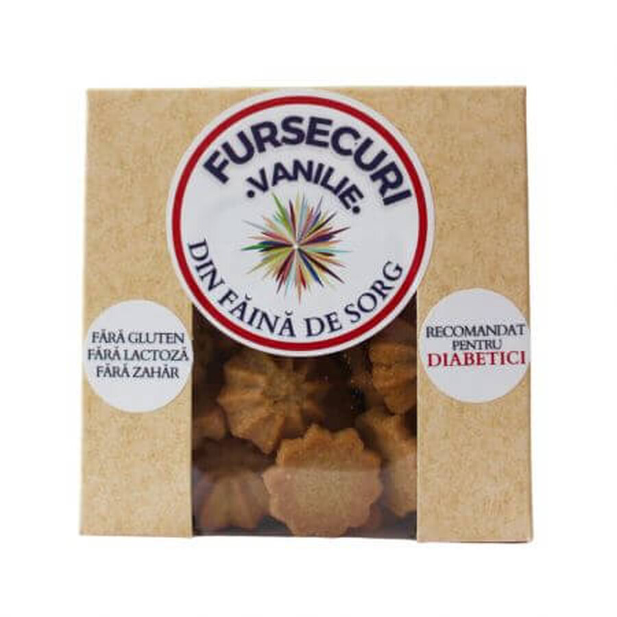 Biscuits diabétiques à la farine de sorgho vanillée, 130 g, Daycome