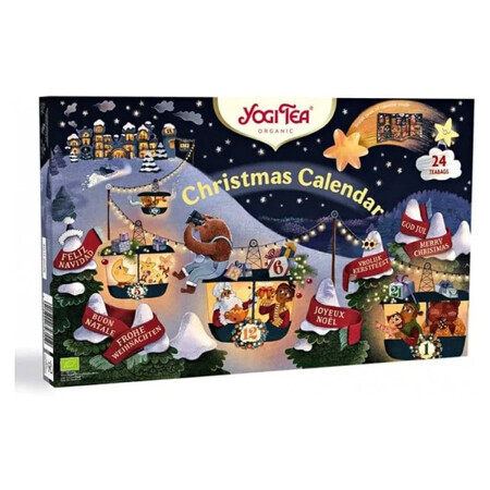 Adventskalender biologische thee, 24 builtjes,Yogi Tea 