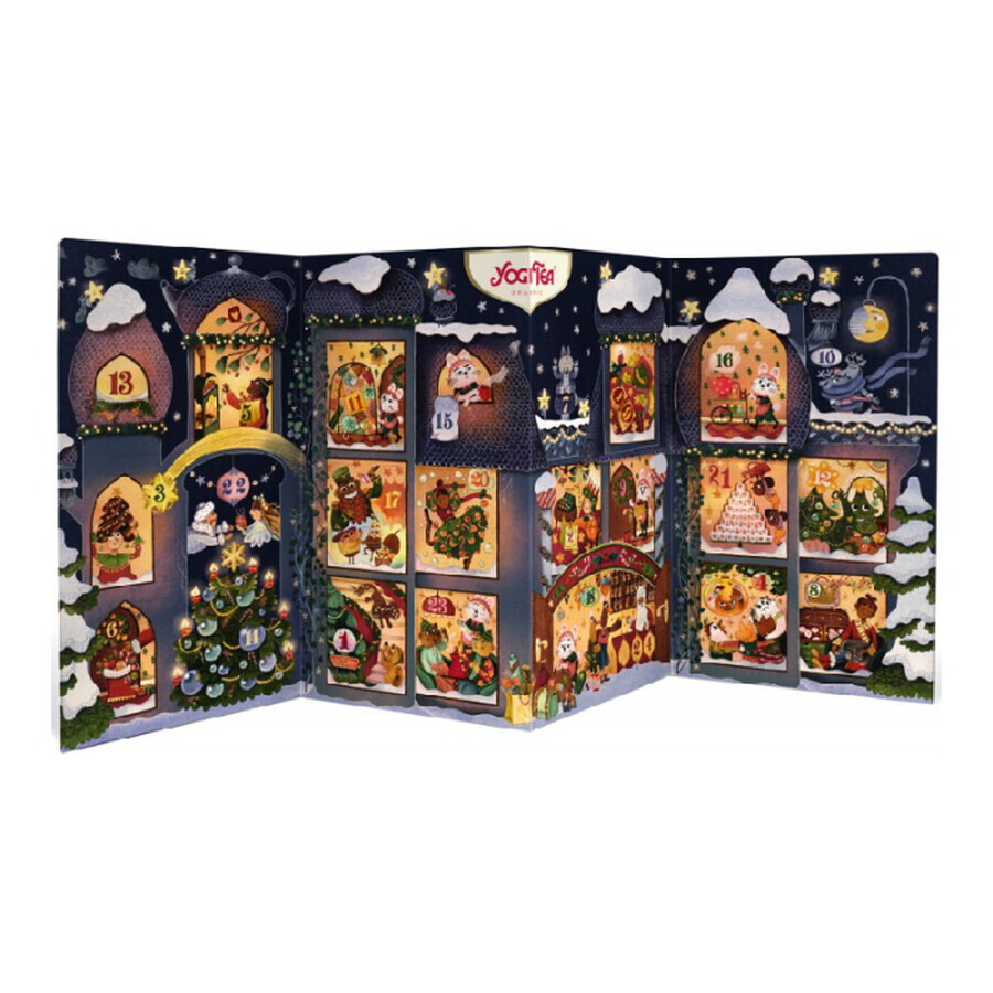 Adventskalender biologische thee, 24 builtjes,Yogi Tea 