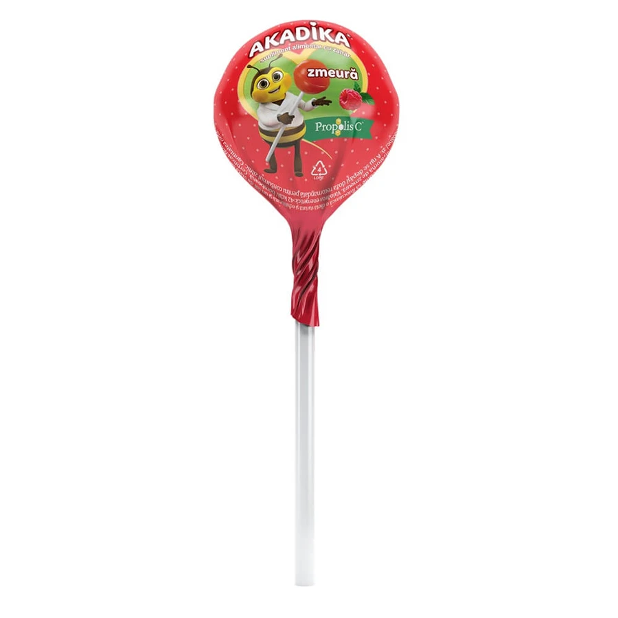 Akadika lollipops with propolis, honey and vitamin C, 10 pieces, Fiterman Pharma