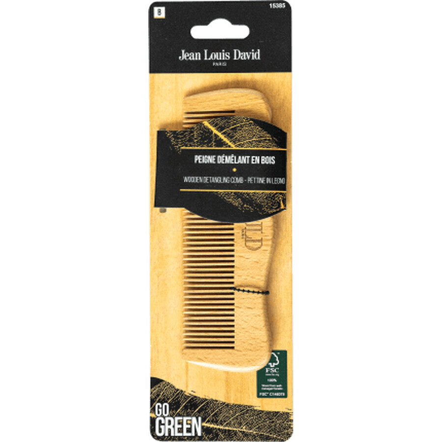 Jean Louis David Wooden comb, 1 piece