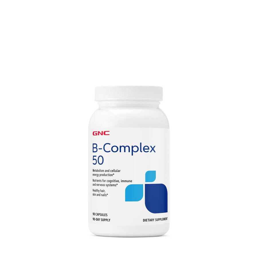 Complesso B 50, Complesso vitaminico B, 90 cps, GNC