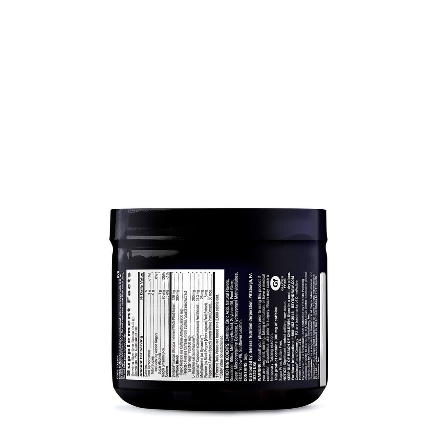 Beyond Raw® Burn MF™, quemador de grasa termogénico con sabor a naranja y mango, 129 g, GNC