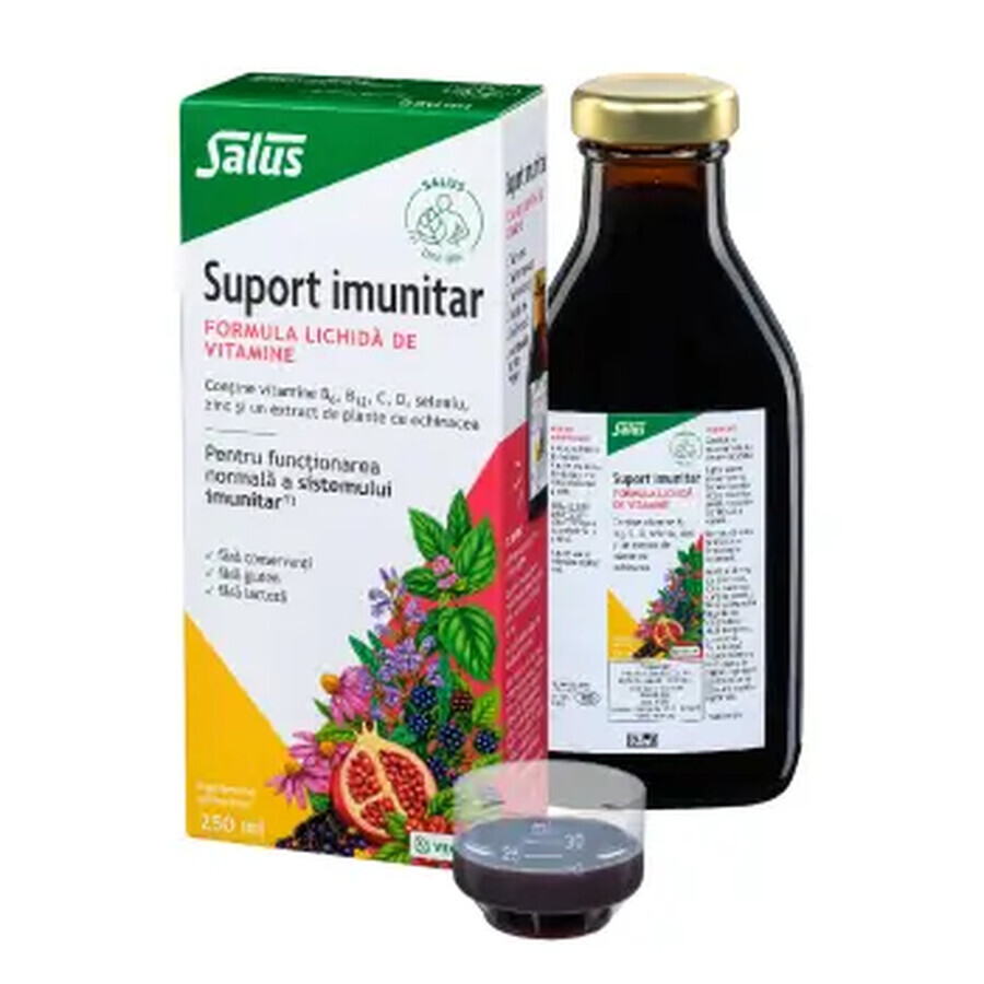 Fórmula vitamínica líquida de apoyo inmunitario, 250 ml, Salus