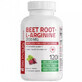 BeetRoot Extract Bietenwortel + L-arginine, 2000 mg, 120 capsules, Bronson Laboratories