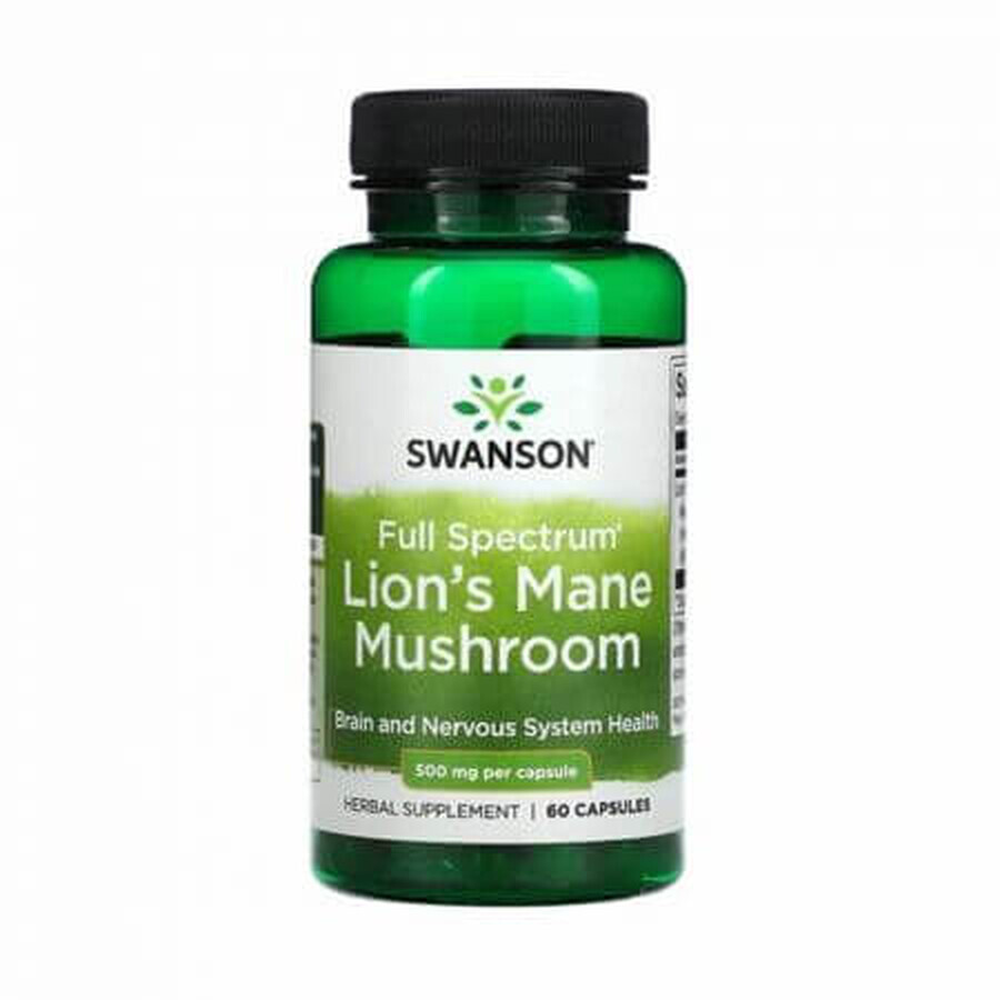 Leeuwenmankruid, 500 mg, 60 capsules, Swanson