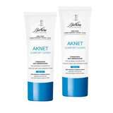 Aknet Comfort Cover foundation pack for acneic skin, shade 101 ivory, SPF 30, 2x30 ml, BioNike