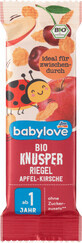 Babylove Appel- en kersenreep 1 jaar+, 25 g