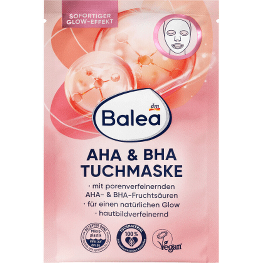 Maschera viso Balea con AHA e BHA, 1 pz