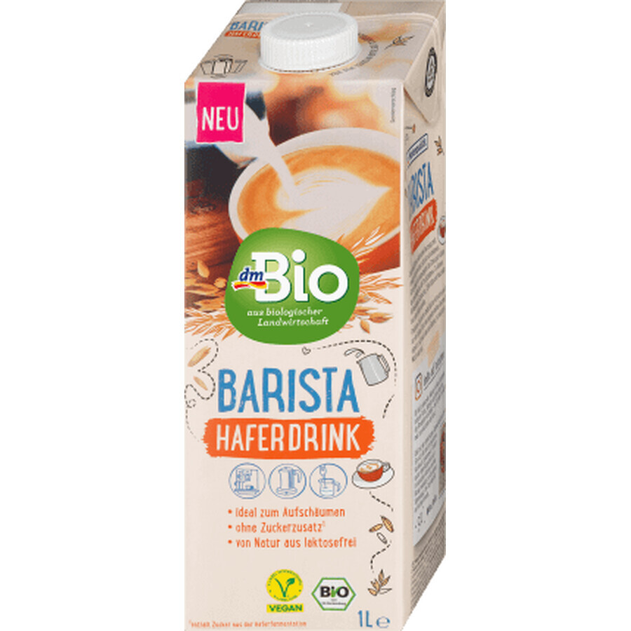 DmBio Barista Boisson à l'avoine, 1 litre