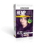 HempStyle Permanente Ammoniak Haarverf 4.22 Intens Violet, 1 st