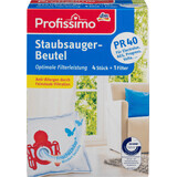 Profissimo PR40 stofzuigerzakken en filter, 4 stuks.