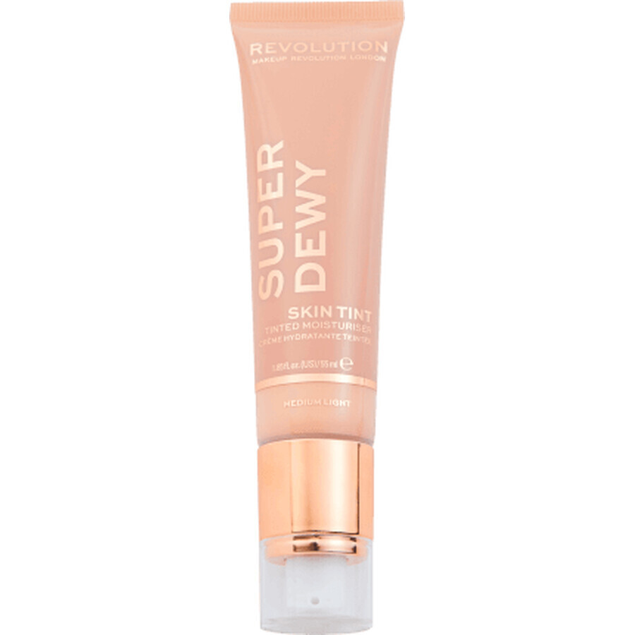 Revolution Super Dewy Kleurcrème Medium Licht, 55 ml