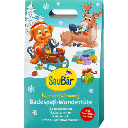 SauBär Toverkerstzak voor kinderbad, 1 stuk