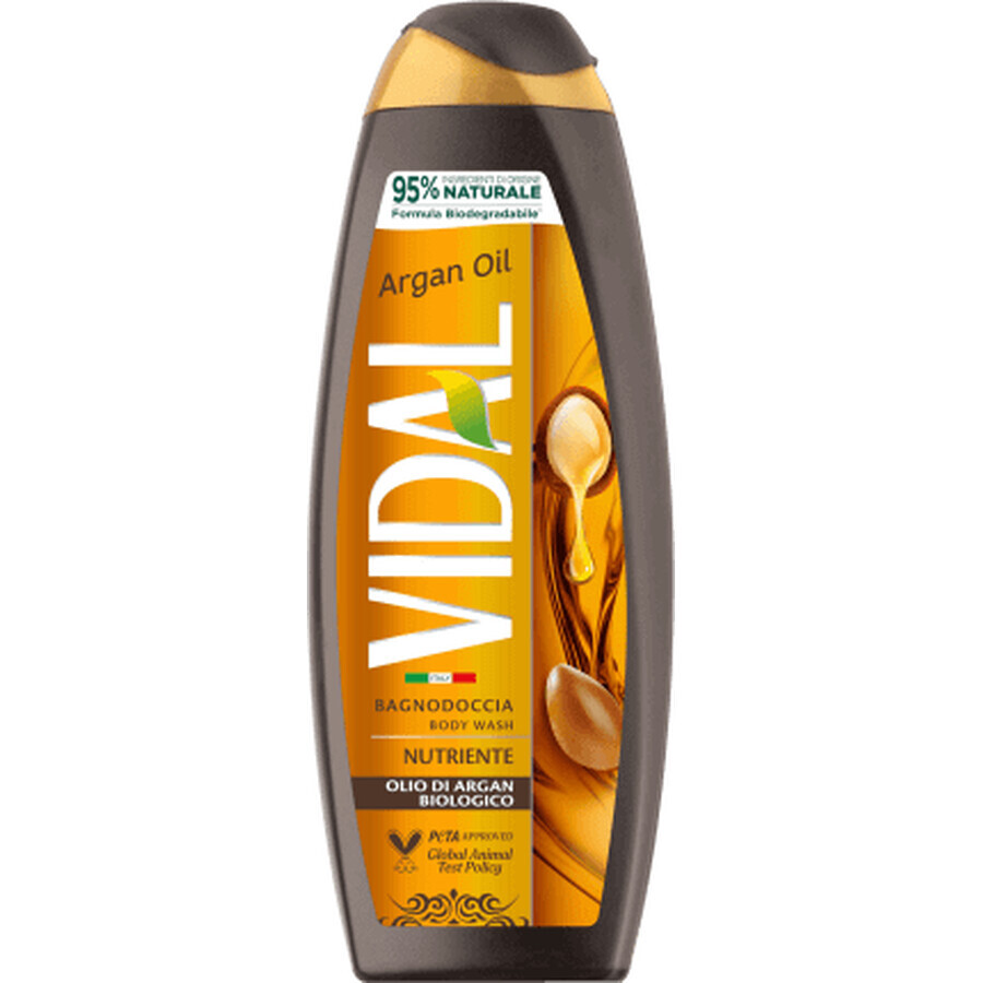 Vidal Crema de Ducha con Aceite de Argán, 500 ml