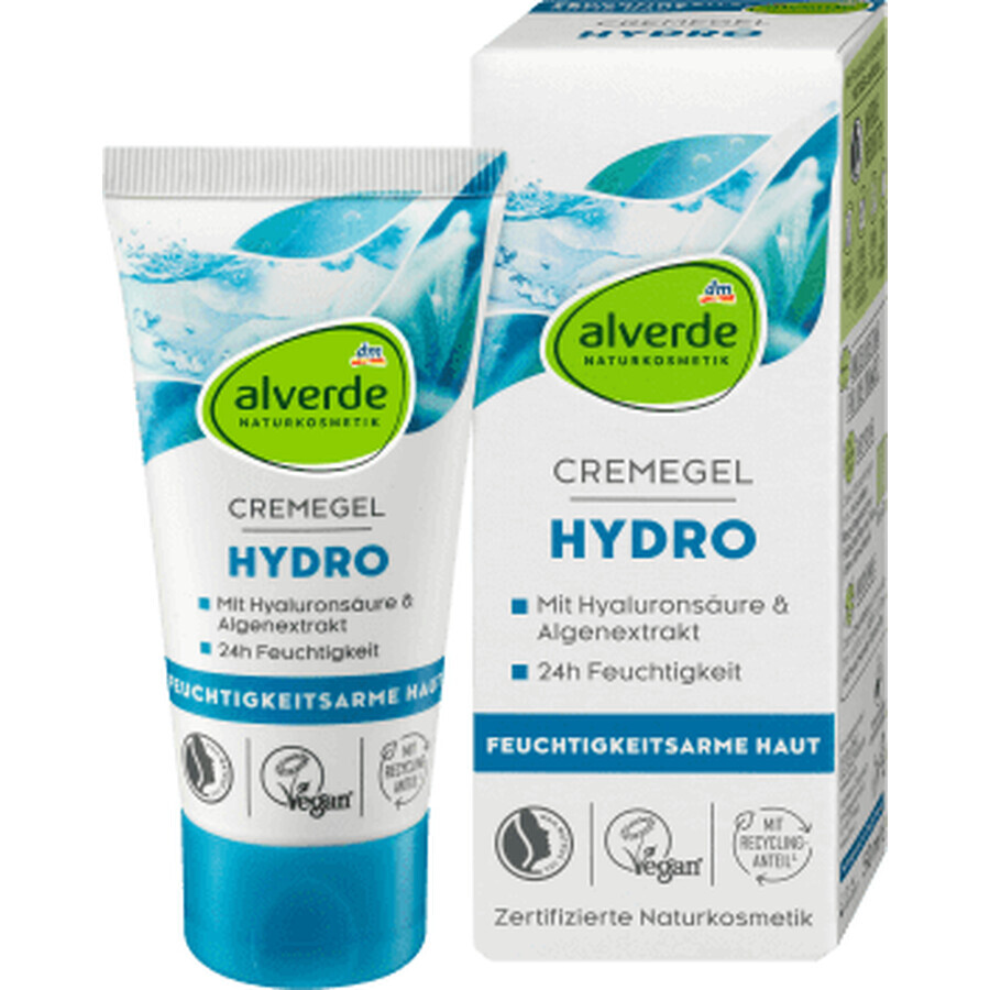 Alverde Naturkosmetik Crema gel viso, 50 ml