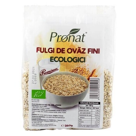 Biologische fijne havervlokken, 350 g, Pronat