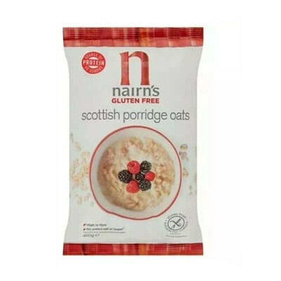 Fulgi de ovaz integral fara gluten Porridge, 450 g, Nairns