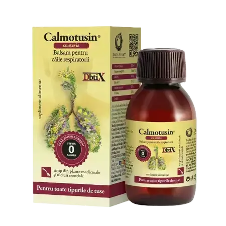 Calmotusin Dbtix Stevia-Sirup, 100 ml, Dacia Plant