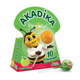 Lollipops Akadika Propolis C with green apples, 10 pieces, Fiterman Pharma