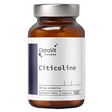 Citicolina, 500 mg, 60 cápsulas, OstroVit Pharma