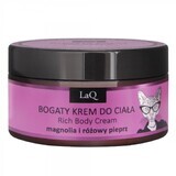 Moisturizing body cream with magnolia and pink pepper, 200 ml, LaQ