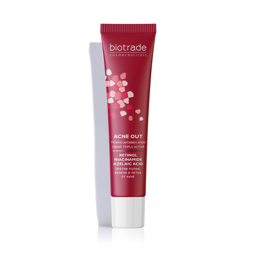 Biotrade Acne Out Crema triplu activa, 30 ml