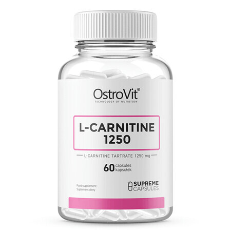 L-carnitine 1250, 60 capsules, OstroVit