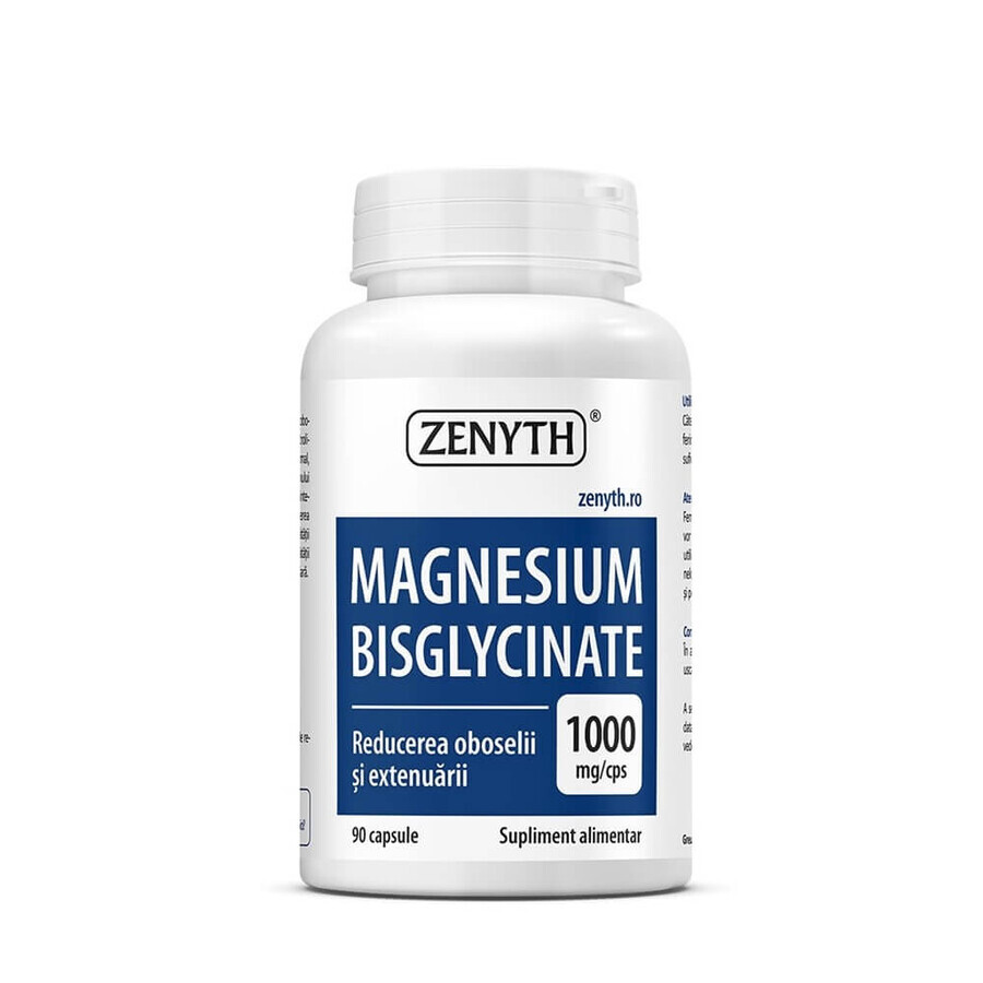 Magnesium Bisglycinate, 90 capsule, Zenyth